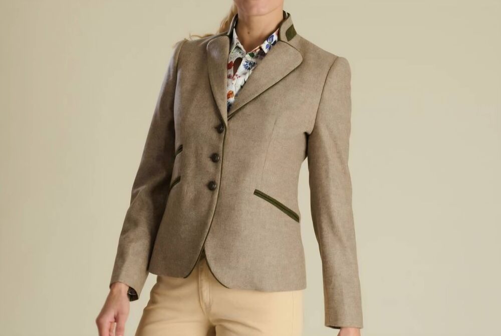 NWT Cordings Taupe Loden Huxton Jacket  sz 6/US 2